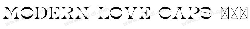MODERN LOVE CAPS字体转换